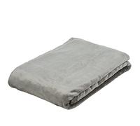 Gözze - Manta suave de salón, Memphis, Tejido de alto gramaje 300 g/m², 180 x 220 cm - Plateado