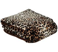 Gözze - Mantas suaves de, tacto cachemira, tejido 500 g/m², 150 x 200 cm - Leopardo