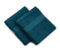 Gözze - New York Serviettes, set de 2, doux et absorbant, 100% coton, 50 x 100 cm - pétrole