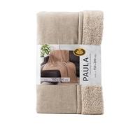 Gözze Paula Manta Viva, Microfibra de poliéster, Piedra, 150x200 cm