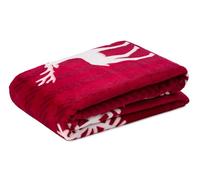 Gözze Scandic Manta Viva, Microfibra de poliéster, Rojo, 150x200 cm