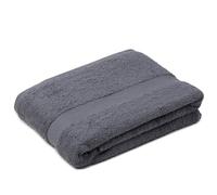 Gözze - Serviette de bain New York, Doux et absorbant, 100% coton, 100 x 150 cm - Anthracite
