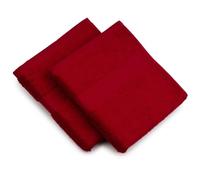 Gözze - Serviettes New York, lot de 2, douces et absorbantes, 100% coton, 50 x 100 cm - Bordeaux