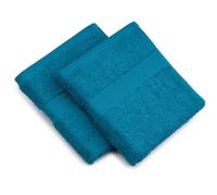 Gözze - Serviettes New York, lot de 2, douces et absorbantes, 100% coton, 50 x 100 cm - Lagune