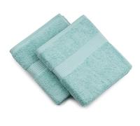Gözze - Serviettes New York, lot de 2, douces et absorbantes, 100% coton, 50 x 100 cm - Menthe