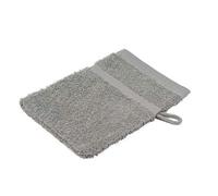 Gözze - Set de 4 manoplas de baño, Suave y Absorbente, Algodón, 16 x 21 cm - Plateado