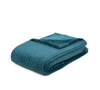 Gözze - Suave manta con aspecto de pana, 1620g/Stück, 150 x 200 cm - Turquesa