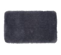 Gözze - Tapis de bain Deluxe à poils extra hauts, 100% polyester (microfibres), Avec revêtement antidérapant, 50 x 70 cm - Anthracite