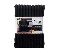 Gözze Vito Manta Viva, Microfibra de poliéster, Antracita, 150x200 cm