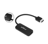 gofanco Convertidor Compacto de HDMI 2.0 a Puerto de visualización 1.2 (Adaptador de Fuente HDMI a Monitor DP, no bidireccional), 4K @60Hz, HDCP 2.2, Alimentado por USB (HDMIDP12)
