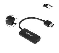 gofanco Convertidor HDMI 2.0 a USB C (Adaptador HDMI de Ordenador o portátil a Monitor USB Tipo C), 4K @60Hz, HDCP 2.2, Audio estéreo de 2 Canales, Alimentado por USB, LG Ultrafine (HDMIUSBC) Negro