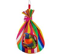 Gofeibao Jaulas para Agapornis Cama Conejo Cálido Nido de Pájaro Aves de la Hamaca Nido de Pájaro Colgante Choza para Loro, periquitos, periquitos, cacharros 3