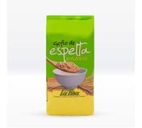 Gofio La Piña Espelta Ecológico 500g | Gofio Canario de Espelta Bio Tostada | Fuente Natural de Fibra y Proteínas Vegetales | Rico en Minerales | Ideal para Desayunos y Recetas