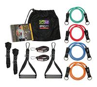GoFit Extreme Pro Gym Set, Unisex, Negro, 12.25 x 4.5 x 10.5-Inch