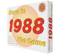 GoForItGames.com Nacido en 1988 - Regalo especial que celebra la vida única de los bebés del 88. Divertido juego de Memory Lane, hecho a medida especialmente para la vendimia de 1988.