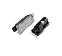 GOFORJUMP 2 unids Coche LED Número de Placa de Luz de la Lámpara de Reemplazo de Direce para R/enault Clio Megane Twingo II Lagane II5D Vel Satis Master