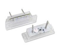 GOFORJUMP 2pcs 12V 18SMD Led Luces de la Placa de matrícula para O/Pel Astra F 1992-1998 V/auxhall Astra F/Calibra Astra MK Canbus