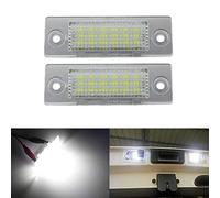 GOFORJUMP 2Pcs 18 LED 3528 SMD Número de luz de la Placa de matrícula Car Styling para V/W Touran Caddy 3 Golf 5 Plus Jetta 5 Passat B5.5 B6 Sedan