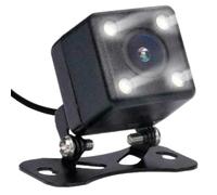 GOFORJUMP Cámara de visión Trasera del Coche Universal 4 LED de visión Nocturna Estacionamiento de Respaldo Cámara reversa Impermeable 170 Gran Angular Imagen en Color