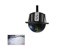 GOFORJUMP Cámara Universal de Marcha atrás del Coche 170 Grados Gran Angular pequeño Sombrero de Paja Imagen de Vista Posterior Cámara de Wterproof