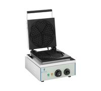 Royal Catering - RCWM-1500-H - Gofrera con base de corazón-1x1.500Watt