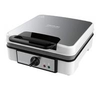 Cecotec Gofrera Eléctrica Fun Gofrestone 4Inox. 1200 W, Acero Inoxidable, 4 Gofres a la vez, Revestimiento antiadherente Rockstone, Temperatura ajustable