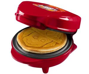 Gofrera de la Patrulla Canina con placa especial "Marshall", tamaño gofre: Ø 10 cm, tamaño ideal para niños, para cumpleaños o como regalo, producto oficial, color rojo