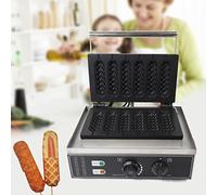 Gofrera eléctrica de acero inoxidable de 1500 W, profesional, gofrera, gofrera, mango, gofres de maíz, perrito caliente, placa antiadherente, máquina para gofres Wmf