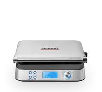 GASTROBACK 42424 Gofrera Advanced Control, 5 programas diferentes, 7 niveles de tostado, control mediante pantalla LCD, 1600 W, acero inoxidable, color plateado