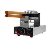 Gofrera MonsterShop Kukoo Individual Rotativa Acero Inoxidable 1000W