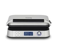 HKoenig GFX800 Gofrera Electrica Programable, Coccion Homogenea, 2 Gofres, LCD Display, 5 Programas, 7 Niveles de Dorado, 1600W