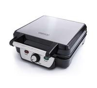 Gofrera Sandwichera 1500W Antiadherente 4 Gofres Termostato Luz Indicadora