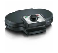 Severin Gofrera Doble WA 2106, Doble Placa, 1.200 W, Negro