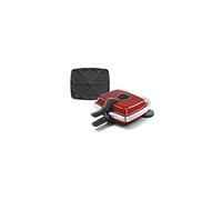 Gofrera Super 2 rojo Antiadherente - Gofres en forma de Corazón