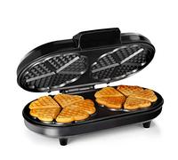 Gofrera Tristar WF-2120 - Diez gofres con forma de corazón al mismo tiempo - Carcasa de acero inoxidable