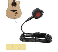 GOGHOST Pastilla piezoeléctrica universal para guitarra, transductor de micrófono de contacto fácil de pegar para guitarra acústica, ukelelele, violín, violonchelo, banjo, mandolina y otros