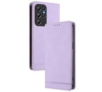 GOGME Funda Cartera de Cuero para Oukitel C1 / C1 Pro - Carcasa con Cierre Magnético, Protección RFID, Tarjetero y Soporte Antigolpes - Lila Claro