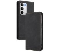 GOGME Funda Cartera de Cuero para Realme C71 4G - Carcasa con Cierre Magnético, Protección RFID, Tarjetero y Soporte Antigolpes - Negro