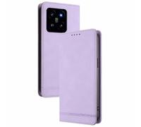 GOGME Funda Cartera de Cuero para Vivo Y28s 5G - Carcasa con Cierre Magnético, Protección RFID, Tarjetero y Soporte Antigolpes - Lila Claro