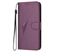 GOGME Funda con Cierre Magnético para Motorola Moto Edge 70 5G / X70 Air - Carcasa Función Billetera, Soporte Multiángulo y Protección Completa - Morado Oscuro