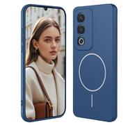GOGME Funda De Silicona Líquida para OPPO A80 5G con Carcasa Suave Y Shockproof Cover, Slim Case, Compatible con MagSafe - Azul