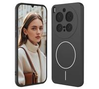 GOGME Funda De Silicona Líquida para Vivo X300 Pro con Carcasa Suave Y Shockproof Cover, Slim Case, Compatible con MagSafe - Negro