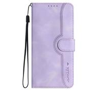 GOGME Funda para Doogee N55, Carcasa Cuero con Ranuras Tarjetas & Soporte - Cobertura Total Cierre Magnético - Morado