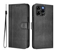 GOGME Funda para DOOGEE Note 58 / Note 58 Pro - Carcasa Elegante De Cuero TPU con Monedero, Cierre Magnético, Protección 360°, Negro
