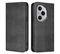 GOGME Funda para Honor 400 Pro 5G, Carcasa Cartera de Cuero con Protección RFID, Funda Flip con Soporte y Ranuras para Tarjetas - Negro