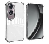 GOGME Funda para OPPO A60 4G Esquinas Reforzadas con Protector Cámara Carcasa/TPU Anti - Arañazos Antigolpes Suave Clara Design - Plata