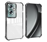 GOGME Funda para OPPO A79 5G Esquinas Reforzadas con Protector Cámara Carcasa/TPU Anti - Arañazos Antigolpes Suave Clara Design - Negro