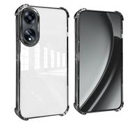 GOGME Funda para OPPO A98 5G Esquinas Reforzadas con Protector Cámara Carcasa/TPU Anti - Arañazos Antigolpes Suave Clara Design - Negro