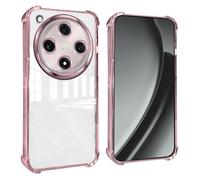 GOGME Funda para OPPO Find X8 Pro Esquinas Reforzadas con Protector Cámara Carcasa/TPU Anti - Arañazos Antigolpes Suave Clara Design - Rojo