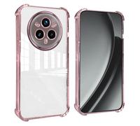 GOGME Funda para OPPO Realme 14 Pro+ Plus 5G Esquinas Reforzadas con Protector Cámara Carcasa/TPU Anti - Arañazos Antigolpes Suave Clara Design - Rojo
